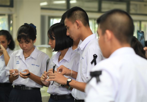 ภาพกิจกรรม ค่ายวิทยาศาสตร์โรงเรียนตากพิทยาคม จัดโดย คณะวิทยาศาสตร์และเทคโนโลยี