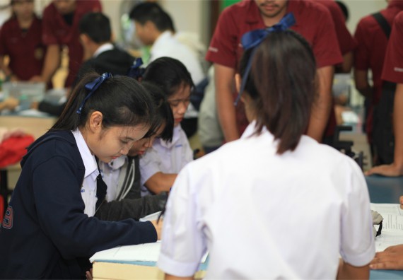 ภาพกิจกรรม ค่ายวิทยาศาสตร์โรงเรียนตากพิทยาคม จัดโดย คณะวิทยาศาสตร์และเทคโนโลยี