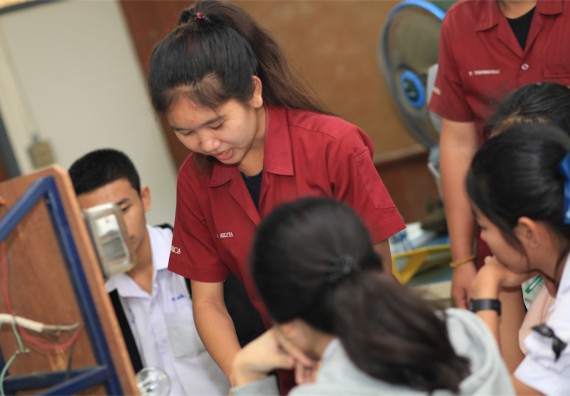 ภาพกิจกรรม ค่ายวิทยาศาสตร์โรงเรียนตากพิทยาคม จัดโดย คณะวิทยาศาสตร์และเทคโนโลยี