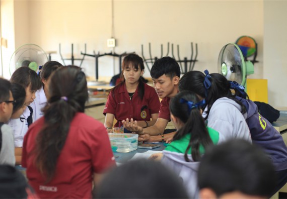 ภาพกิจกรรม ค่ายวิทยาศาสตร์โรงเรียนตากพิทยาคม จัดโดย คณะวิทยาศาสตร์และเทคโนโลยี