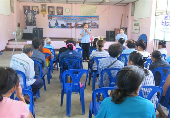 โปรแกรมวิชาสาธารณสุขศาสตร์ จัดกิจกรรมบริการวิชาการด้านสุขภาพ