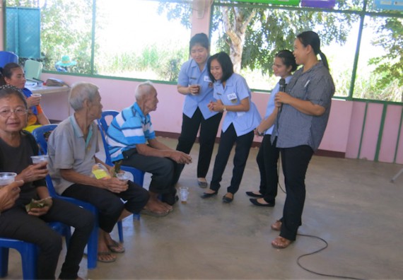 โปรแกรมวิชาสาธารณสุขศาสตร์ จัดกิจกรรมบริการวิชาการด้านสุขภาพ