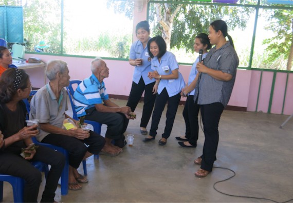 โปรแกรมวิชาสาธารณสุขศาสตร์ จัดกิจกรรมบริการวิชาการด้านสุขภาพ