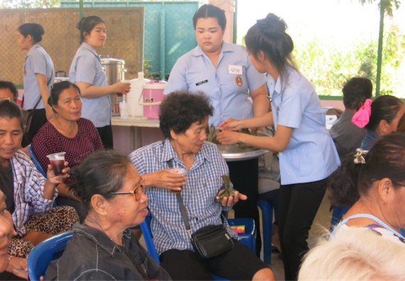 โปรแกรมวิชาสาธารณสุขศาสตร์ จัดกิจกรรมบริการวิชาการด้านสุขภาพ