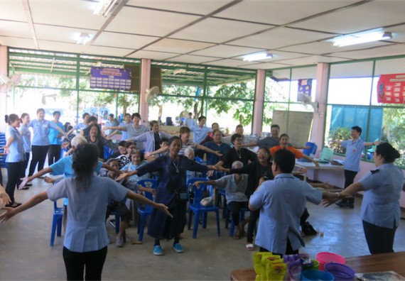 โปรแกรมวิชาสาธารณสุขศาสตร์ จัดกิจกรรมบริการวิชาการด้านสุขภาพ