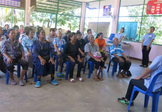 โปรแกรมวิชาสาธารณสุขศาสตร์ จัดกิจกรรมบริการวิชาการด้านสุขภาพ