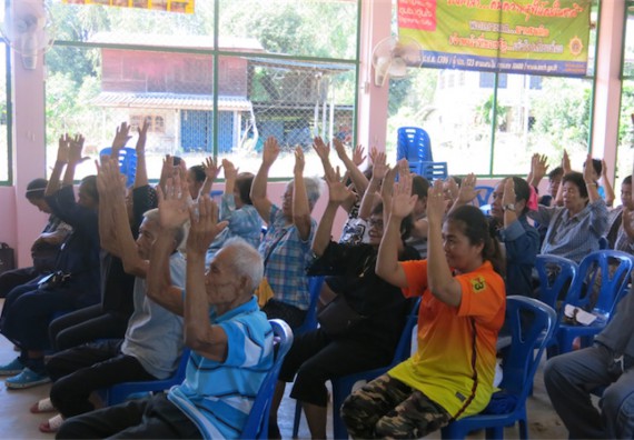 โปรแกรมวิชาสาธารณสุขศาสตร์ จัดกิจกรรมบริการวิชาการด้านสุขภาพ