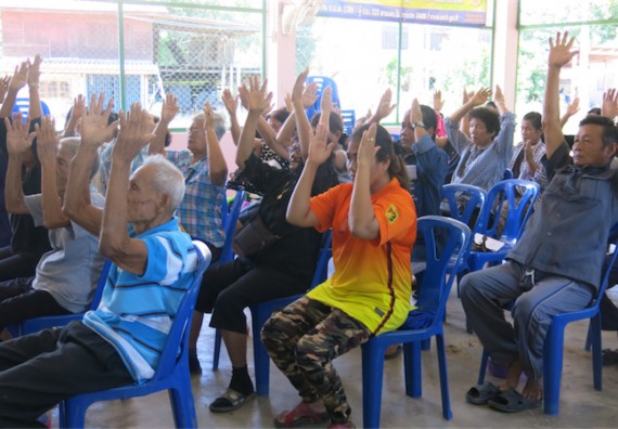 โปรแกรมวิชาสาธารณสุขศาสตร์ จัดกิจกรรมบริการวิชาการด้านสุขภาพ