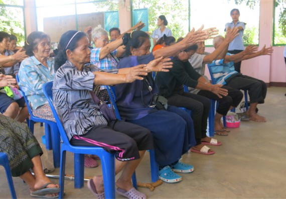 โปรแกรมวิชาสาธารณสุขศาสตร์ จัดกิจกรรมบริการวิชาการด้านสุขภาพ