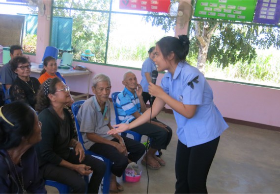 โปรแกรมวิชาสาธารณสุขศาสตร์ จัดกิจกรรมบริการวิชาการด้านสุขภาพ