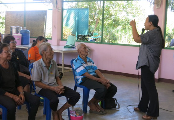 โปรแกรมวิชาสาธารณสุขศาสตร์ จัดกิจกรรมบริการวิชาการด้านสุขภาพ