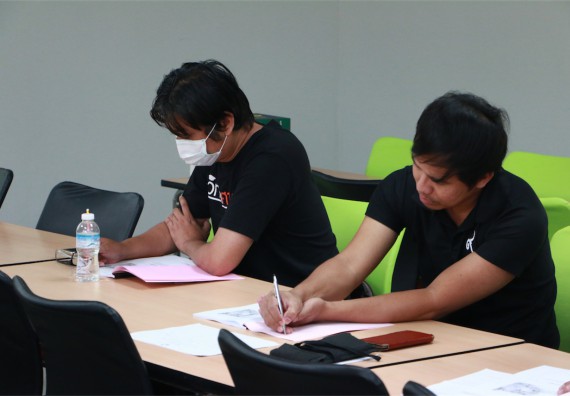 ภาพกิจกรรม ศูนย์ส่งเสริมและตรวจสอบการผลิตตามมาตรฐานความปลอดภัยทางอาหาร อบรม เรื่อง การตรวจติดตามคุณภาพภายใน