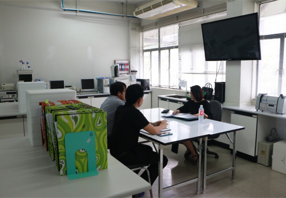 ภาพกิจกรรม ศูนย์ส่งเสริมและตรวจสอบการผลิตตามมาตรฐานความปลอดภัยทางอาหาร ได้รับการตรวจติดตามคุณภาพภายใน (Internal Audit) ระบบ ISO/IEC 17025:2005