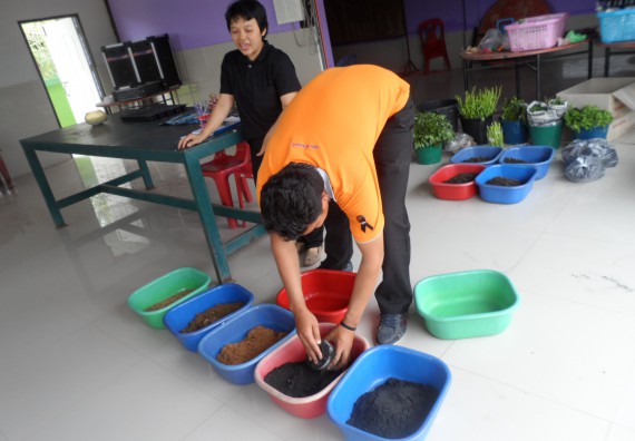 ภาพกิจกรรม โปรแกรมวิชาเกษตรศาสตร์ จัดการอบรม การขยายพันธุ์พืชผักสวนครัว