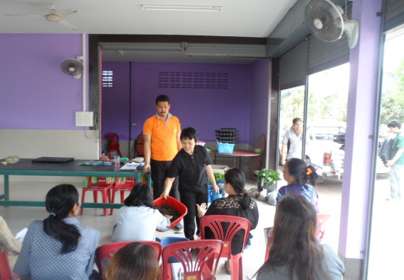 ภาพกิจกรรม โปรแกรมวิชาเกษตรศาสตร์ จัดการอบรม การขยายพันธุ์พืชผักสวนครัว