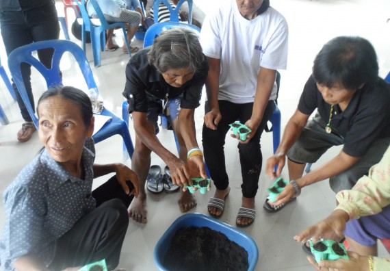 ภาพกิจกรรม โปรแกรมวิชาเกษตรศาสตร์ จัดการอบรม การขยายพันธุ์พืชผักสวนครัว