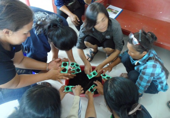 ภาพกิจกรรม โปรแกรมวิชาเกษตรศาสตร์ จัดการอบรม การขยายพันธุ์พืชผักสวนครัว