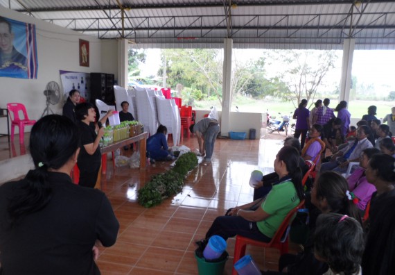 ภาพกิจกรรม โปรแกรมวิชาเกษตรศาสตร์ จัดการอบรม ในเรื่อง การทำน้ำยาไล่แมลง