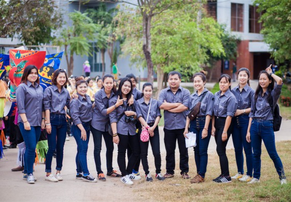 ภาพกิจกรรม คณะวิทยาศาสตร์และเทคโนโลยี เข้าร่วม กิจกรรมกีฬาระหว่างคณะ ปลาบึกเกมส์ ครั้งที่ 16