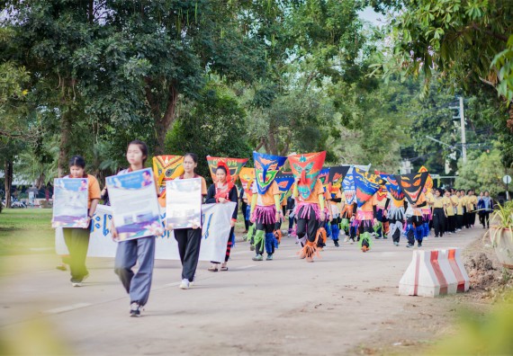 ภาพกิจกรรม คณะวิทยาศาสตร์และเทคโนโลยี เข้าร่วม กิจกรรมกีฬาระหว่างคณะ ปลาบึกเกมส์ ครั้งที่ 16