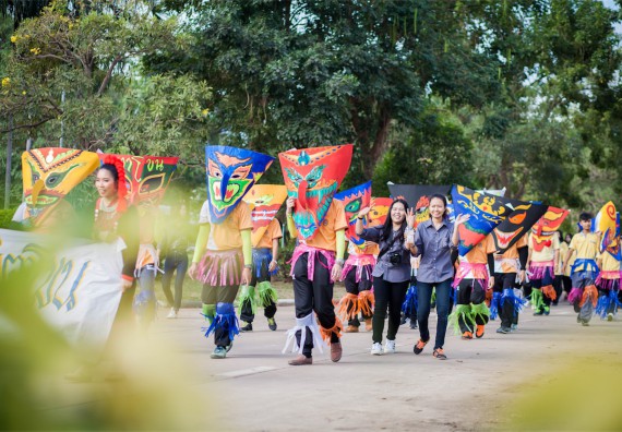 ภาพกิจกรรม คณะวิทยาศาสตร์และเทคโนโลยี เข้าร่วม กิจกรรมกีฬาระหว่างคณะ ปลาบึกเกมส์ ครั้งที่ 16