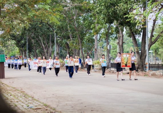 ภาพกิจกรรม คณะวิทยาศาสตร์และเทคโนโลยี เข้าร่วม กิจกรรมกีฬาระหว่างคณะ ปลาบึกเกมส์ ครั้งที่ 16
