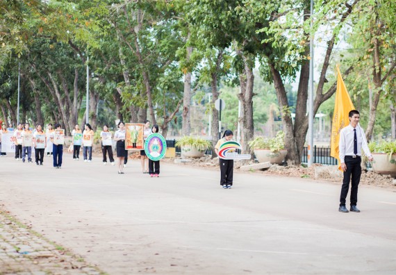 ภาพกิจกรรม คณะวิทยาศาสตร์และเทคโนโลยี เข้าร่วม กิจกรรมกีฬาระหว่างคณะ ปลาบึกเกมส์ ครั้งที่ 16