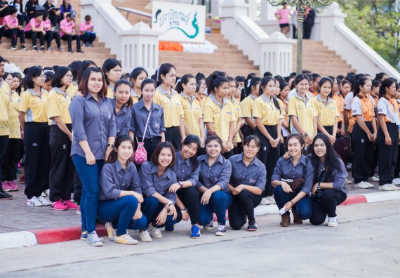 ภาพกิจกรรม คณะวิทยาศาสตร์และเทคโนโลยี เข้าร่วม กิจกรรมกีฬาระหว่างคณะ ปลาบึกเกมส์ ครั้งที่ 16