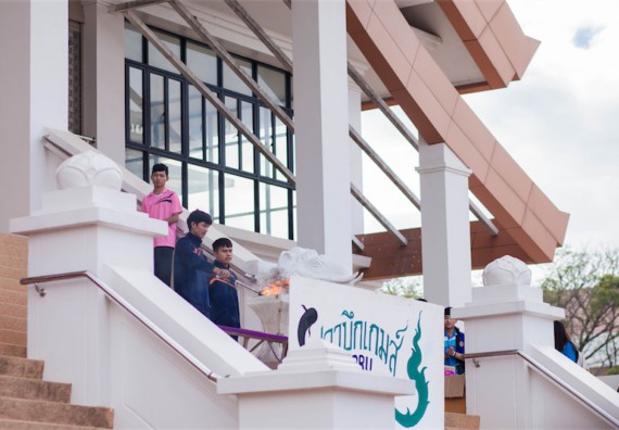 ภาพกิจกรรม คณะวิทยาศาสตร์และเทคโนโลยี เข้าร่วม กิจกรรมกีฬาระหว่างคณะ ปลาบึกเกมส์ ครั้งที่ 16