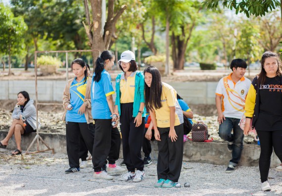 ภาพกิจกรรม คณะวิทยาศาสตร์และเทคโนโลยี เข้าร่วม กิจกรรมกีฬาระหว่างคณะ ปลาบึกเกมส์ ครั้งที่ 16