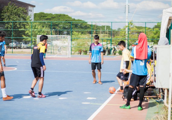 ภาพกิจกรรม คณะวิทยาศาสตร์และเทคโนโลยี เข้าร่วม กิจกรรมกีฬาระหว่างคณะ ปลาบึกเกมส์ ครั้งที่ 16