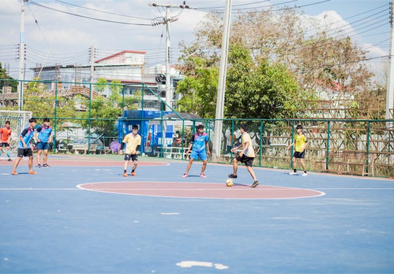 ภาพกิจกรรม คณะวิทยาศาสตร์และเทคโนโลยี เข้าร่วม กิจกรรมกีฬาระหว่างคณะ ปลาบึกเกมส์ ครั้งที่ 16