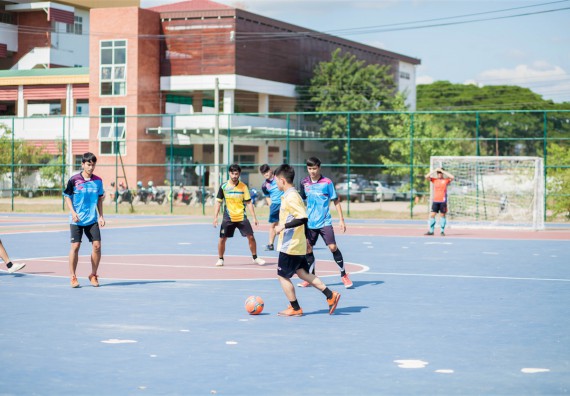 ภาพกิจกรรม คณะวิทยาศาสตร์และเทคโนโลยี เข้าร่วม กิจกรรมกีฬาระหว่างคณะ ปลาบึกเกมส์ ครั้งที่ 16