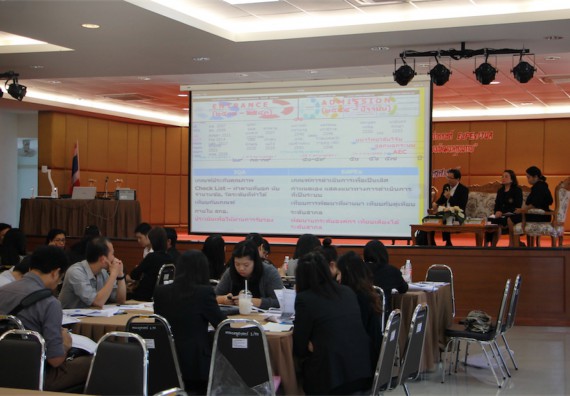 ภาพกิจกรรม โครงการประชุมเสวนา การแลกเปลี่ยนประสบการณ์ ประโยชน์ในการนำเกณฑ์ EdPEx/TQA มาใช้ในการประกันคุณภาพภายใน และจัดทำแผนพัฒนาคุณภาพ