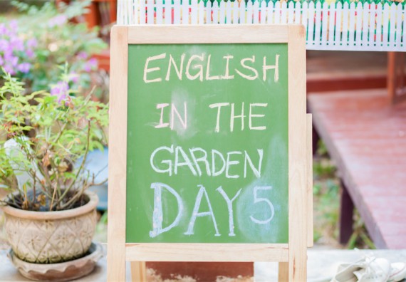 ภาพกิจกรรม English in the Garden: Have a Seat and Speak English ครั้งที่ 5