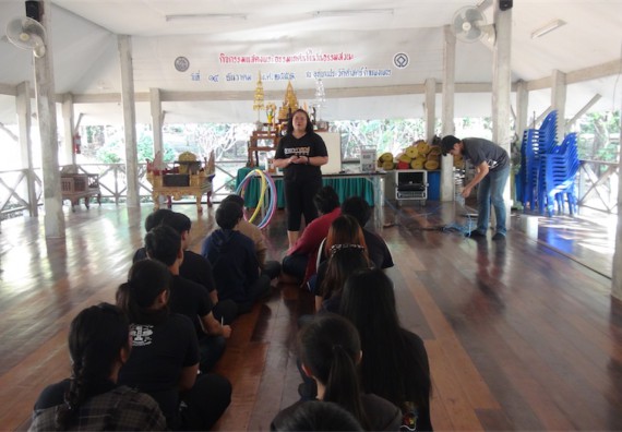 ภาพกิจกรรม โปรแกรมวิชาวิทยาการคอมพิวเตอร์ จัดโครงการเสริมสร้างทักษะการสื่อสารภาษาอังกฤษ