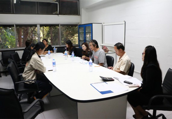 ภาพกิจกรรม คณะวิทยาศาสตร์และเทคโนโลยี จัดการประชุม เรื่อง ค่ายวิทยาศาสตร์โรงเรียนเจริญสุขอุดมวิทยาและโรงเรียนทรัพย์สถิตย์วิทยาคาร