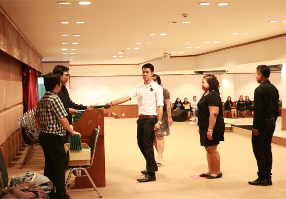 ภาพกิจกรรม พิธีซ้อมรับพระราชทานปริญญาบัตร ประจำปี 2559 วันที่ 4 มกราคม 2560