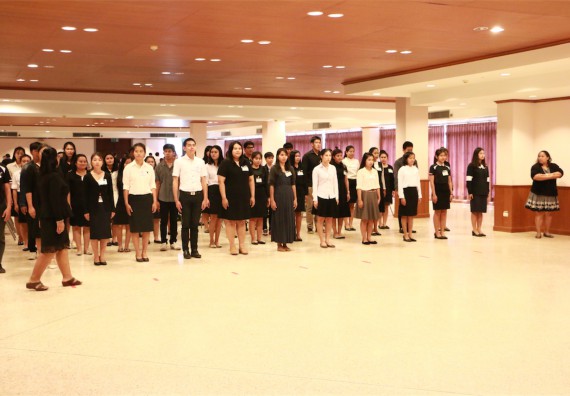 ภาพกิจกรรม พิธีซ้อมรับพระราชทานปริญญาบัตร ประจำปี 2559 วันที่ 4 มกราคม 2560