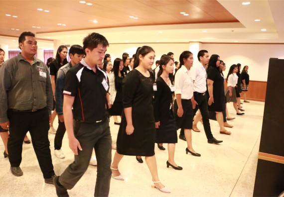 ภาพกิจกรรม พิธีซ้อมรับพระราชทานปริญญาบัตร ประจำปี 2559 วันที่ 4 มกราคม 2560