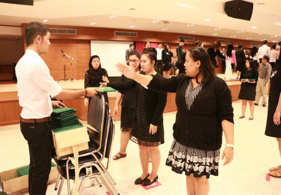 ภาพกิจกรรม พิธีซ้อมรับพระราชทานปริญญาบัตร ประจำปี 2559 วันที่ 4 มกราคม 2560