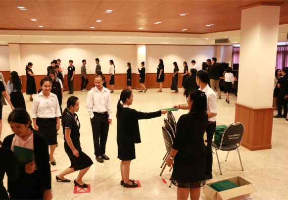 ภาพกิจกรรม พิธีซ้อมรับพระราชทานปริญญาบัตร ประจำปี 2559 วันที่ 4 มกราคม 2560