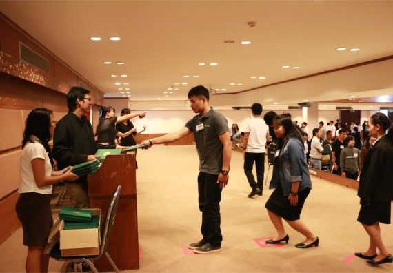 ภาพกิจกรรม พิธีซ้อมรับพระราชทานปริญญาบัตร ประจำปี 2559 วันที่ 4 มกราคม 2560