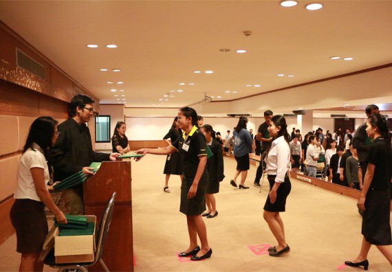 ภาพกิจกรรม พิธีซ้อมรับพระราชทานปริญญาบัตร ประจำปี 2559 วันที่ 4 มกราคม 2560