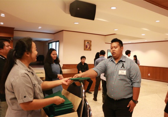 ภาพกิจกรรม พิธีซ้อมรับพระราชทานปริญญาบัตร ประจำปี 2559 วันที่ 4 มกราคม 2560