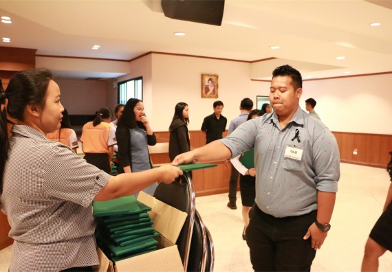 ภาพกิจกรรม พิธีซ้อมรับพระราชทานปริญญาบัตร ประจำปี 2559 วันที่ 4 มกราคม 2560