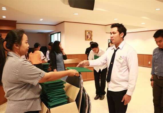 ภาพกิจกรรม พิธีซ้อมรับพระราชทานปริญญาบัตร ประจำปี 2559 วันที่ 4 มกราคม 2560