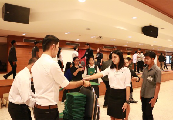 ภาพกิจกรรม พิธีซ้อมรับพระราชทานปริญญาบัตร ประจำปี 2559 วันที่ 4 มกราคม 2560