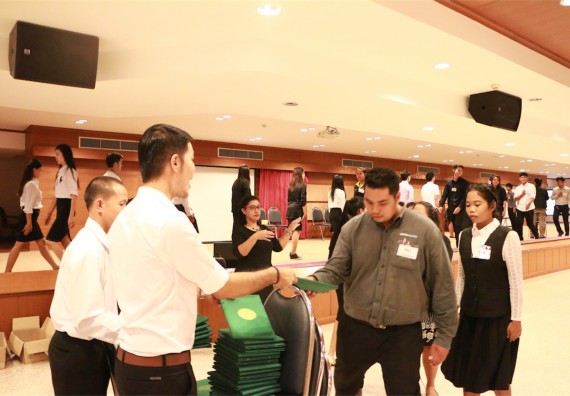 ภาพกิจกรรม พิธีซ้อมรับพระราชทานปริญญาบัตร ประจำปี 2559 วันที่ 4 มกราคม 2560