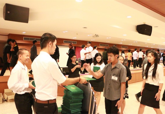 ภาพกิจกรรม พิธีซ้อมรับพระราชทานปริญญาบัตร ประจำปี 2559 วันที่ 4 มกราคม 2560